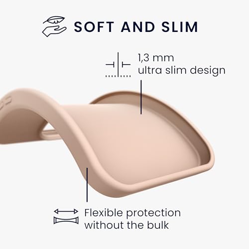 kwmobile Case Compatible with Samsung Galaxy Xcover7 Case - Soft Slim Protective TPU Silicone Cover - Coconut Swirl - color: Coconut Swirl