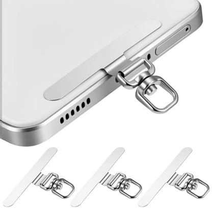 Nogeqi 3 Pack 360° Rotating Phone Tether Tab, Universal Phone Lanyard Tab