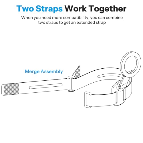 OMOTON Magnetic Phone Holder for Magsafe, 360° Rotation with 2 Straps, Strong Magnets Compatible with 30oz Stanley 16-64 oz Bottle, Gym Equipment, Steering Wheel & Stroller