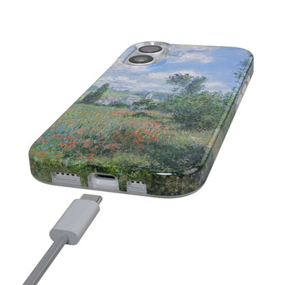Casely iPhone 17 Case | Monet's View | The Met Museum | Compatible with MagSafe | Classic Ultra Slim Design - color: Monet's View | The Met Museum