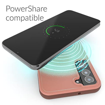 Crave for Galaxy S22 Plus Case, Shockproof Protection Dual Layer Case for Samsung Galaxy S22 Plus (6.6 inch) - Blush - color: Blush