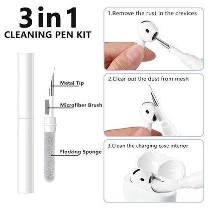 Lerobo for AirPods Pro 3 Case with Cleaner Kit & Keychain, Lavender - color: A-Lavender, size: AirPods Pro 3