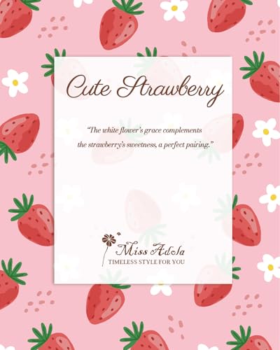 Miss Adola RFID Cell Phone Purse Crossbody Bag for Women | RFID Blocking, Card Slots, Dual Straps, Leather Phone Wallet, Magnetic Buckle, Smooth Zipper, Crossbody Purse for Daily Use - color: Flower Strawberry