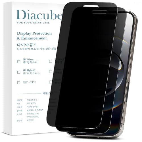 2-Pack Anti Glare Matte Privacy Screen Protector Compatible with iPhone 17 [Anti Spy PET Flexible Film][Anti Fingerprint][Highly Responsive Touch][Bubble-Free Easy Installation with Alignment Jig] - size: iPhone 17