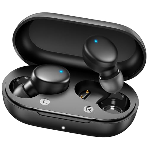 MOZOTER Mini Wireless Earbuds Bluetooth 5.3 in Ear Headphones Headsets - color: Black