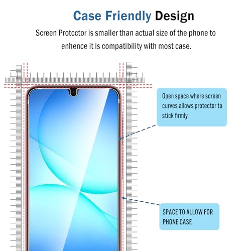 2 Pack Compatible with Samsung Galaxy A17 5G Screen Protector,with Alignment Frame,9H Tempered Glass Film,HD Clear Scratch Resistant,Bubble-Free for Galaxy A17 5G Screen Protector. - color: Samsung Galaxy A17