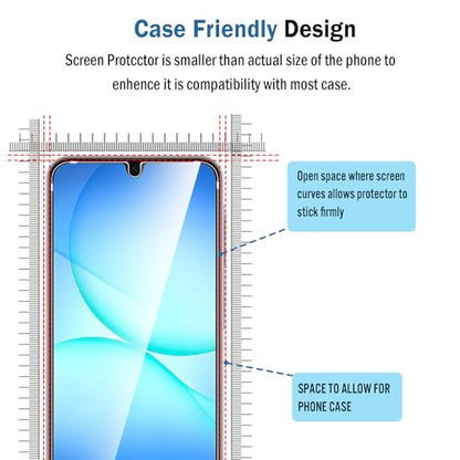 2 Pack Compatible with Samsung Galaxy A17 5G Screen Protector,with Alignment Frame,9H Tempered Glass Film,HD Clear Scratch Resistant,Bubble-Free for Galaxy A17 5G Screen Protector. - color: Samsung Galaxy A17
