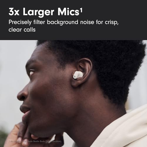 Beats Studio Buds + - Ivory with AppleCare+ (2 Years) - color: Ivory, style: With AppleCare+