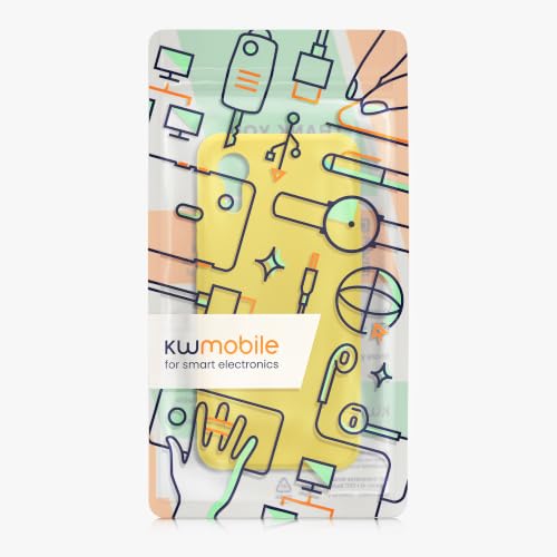 kwmobile Case Compatible with Samsung Galaxy Xcover7 Case - Soft Slim Protective TPU Silicone Cover - Radiant Yellow - color: Radiant Yellow