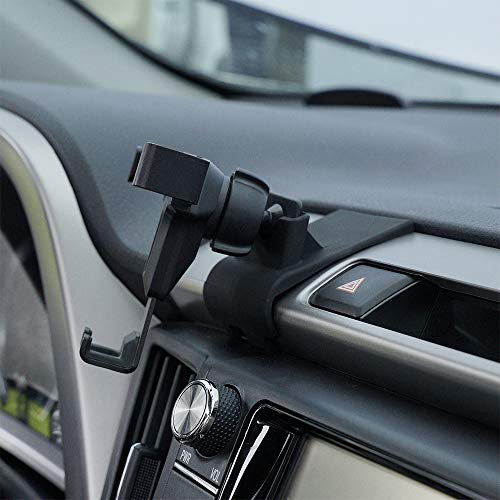 Universal Car Phone Holder Fit for Toyota RAV4 2013 2014 2015 2016 2017 2018 Air Vent Phone Mount Adjustable, Car Phone Cradle Fit for iPhone Samsung 4-7 Inches Smartphone - style: RAV4 13-18 Carbon Fiber