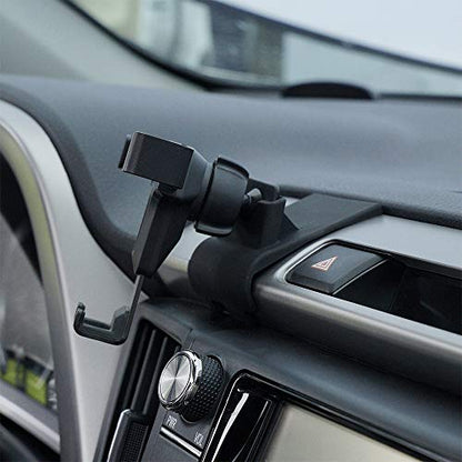 Universal Car Phone Holder Fit for Toyota RAV4 2013 2014 2015 2016 2017 2018 Air Vent Phone Mount Adjustable, Car Phone Cradle Fit for iPhone Samsung 4-7 Inches Smartphone - style: RAV4 13-18 Carbon Fiber