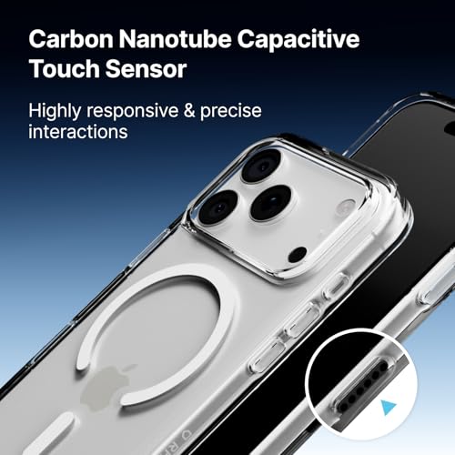 RhinoShield Clear MagSafe Compatible Case for iPhone 17 Pro | Snoopy Strong Magnetic, Anti-Yellowing, Transparent, High Clarity, Shockproof, Military Grade Drop Protection - color: [Snoopy] - Smile, size: iPhone 17 Pro