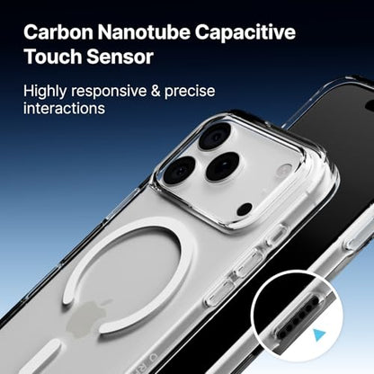 RhinoShield Clear MagSafe Compatible Case for iPhone 17 Pro | Snoopy Strong Magnetic, Anti-Yellowing, Transparent, High Clarity, Shockproof, Military Grade Drop Protection - color: [Snoopy] - Joe Cool, size: iPhone 17 Pro