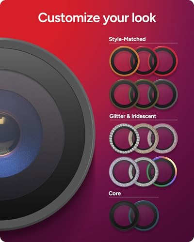 ZAGG iPhone Camera Lens Protector for iPhone Air - Silver, Camera Ring, Maximum Impact & Scratch Protection, Anti-Reflective Technology, Smudge-Resistant, Precise Fit, Glass Elite - color: Silver