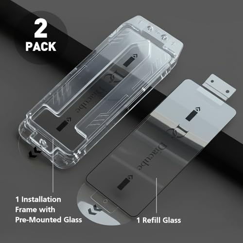 2 PACK Privacy Screen Protector for Samsung Galaxy S24 Ultra [27° Anti-Spy] 9H Hardness Shatterproof Tempered Glass [Auto Dust Removal Installation] Fingerprint ID Unlock, Bubble Free, Case-Friendly, HD Full Coverage - size: Galaxy S24 Ultra
