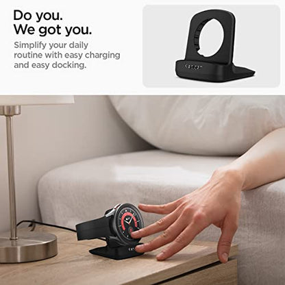 Spigen for Samsung Galaxy Watch Charger Stand, Durable TPU Non-Slip Base