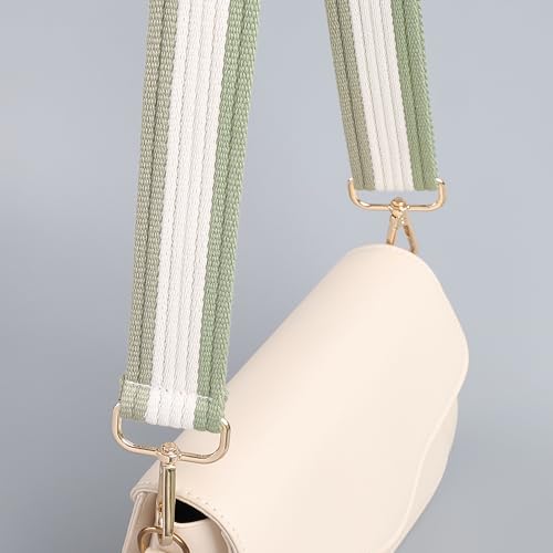 chushui Clip and Go Strap for Phone with Wallet Crossbody, Adjustable Anti-Theft Cell Phone Lanyard,Purse Strap with Zippered Pouch, for Women - color: Green + Bee + Phone Shim (Adjustable)