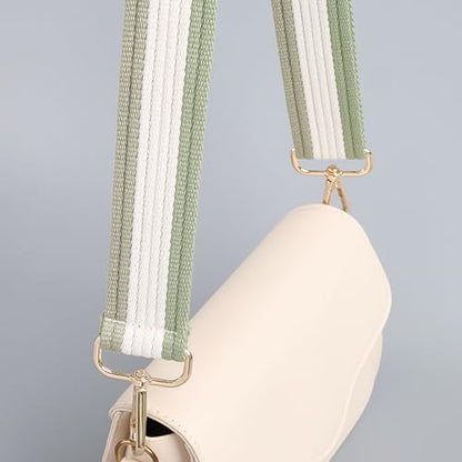 chushui Clip and Go Strap for Phone with Wallet Crossbody, Adjustable Anti-Theft Cell Phone Lanyard,Purse Strap with Zippered Pouch, for Women - color: Green + Bee + Phone Shim (Adjustable)