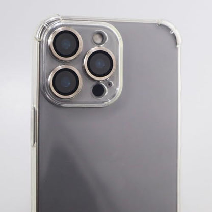 BONVAN for iPhone 16 Pro / 16 Pro Max Camera Lens Protector Metal Crystal Tempered Glass Screen Accessories Cover (Natural Titanium) - color: Natural Titanium