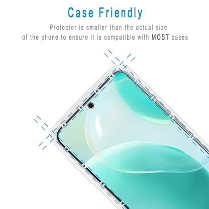 2 Pack Screen Protector for Samsung Galaxy S25 FE Tempered Glass - color: Clear-Galaxy S25 FE