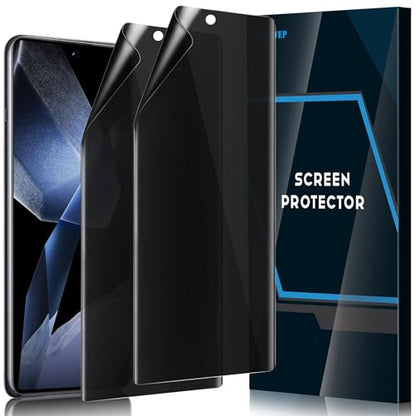 (2 Pack Designed for OnePlus 13 5G Privacy Screen Protector, Privacy Flexible Soft TPU Film [Support Fingerprint ID] [Case Friendly] [Anti-Spy] [Sensitive Touch] One Plus 13 Accessories