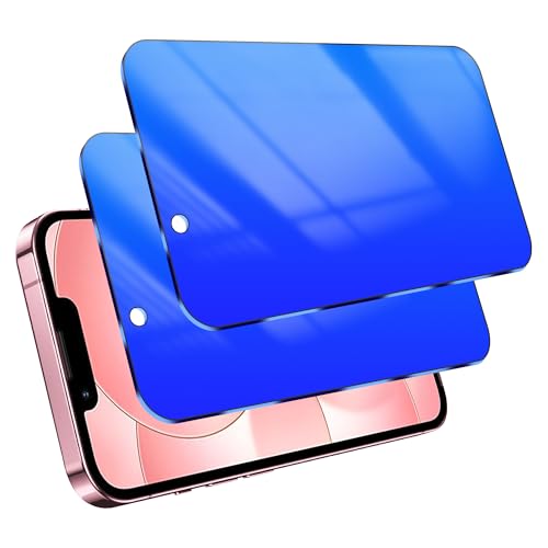 2 Pack Privacy Screen Protector for iPhone 17e / iPhone 16e Blue - color: For iphone 17e/16e Blue