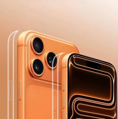 Ultra Thin Transparent Side Film For iPhone 17 Pro Max Frame Protective Guard Film - 3 packs/TPU Hydrogel
