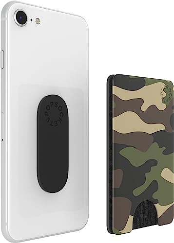 PopSockets PopWallet: Phone Grip and Wallet for Cards, Removable, Going Commando