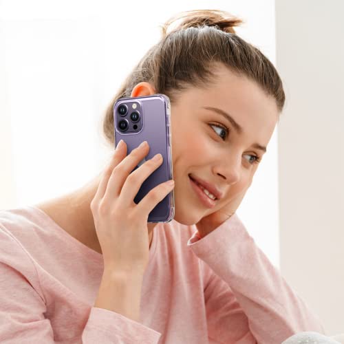 Mkeke for iPhone 14 Pro Case Clear, [Military Grade Protection] [Not Yellowing] Shockproof Acrylic Phone Case for Apple iPhone 14 Pro 2022 - size: for iPhone 14 Pro Case 6.1"