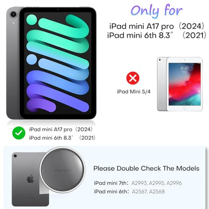 OMOTON PAPERSENSE Paper Screen Protector for iPad Mini 7 A17 Pro Mini 6 - size: iPad Mini 8.3'' Gen 7/6