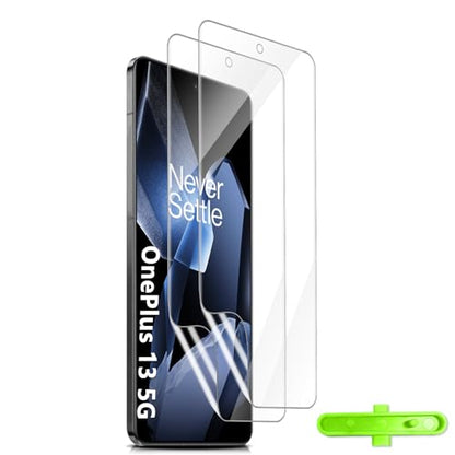 For OnePlus 13 5G Screen Protector Soft TPU (2 Pack) - size: One Plus 13 5G