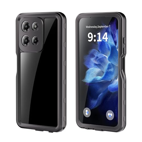 Waterproof Case for Motorola Moto G Play 2026,IP68 Waterproof Certified Shockproof Dustproof Snowproof Cover Full Body Heavy Duty Protection Fully Sealed Underwater Cover for Moto-G-Play-2026 (Black)