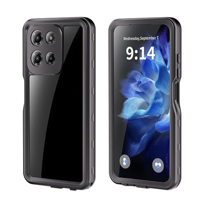 Waterproof Case for Motorola Moto G Play 2026,IP68 Waterproof Certified Shockproof Dustproof Snowproof Cover Full Body Heavy Duty Protection Fully Sealed Underwater Cover for Moto-G-Play-2026 (Black)