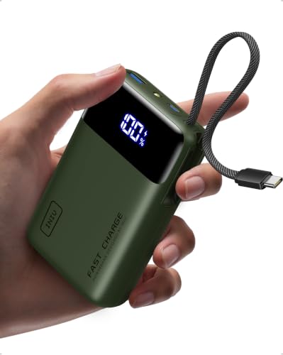 INIU Portable Charger, Smaller 45W Fast Charging Power Bank, 20000mAh Green - color: Green, size: 20000mAh
