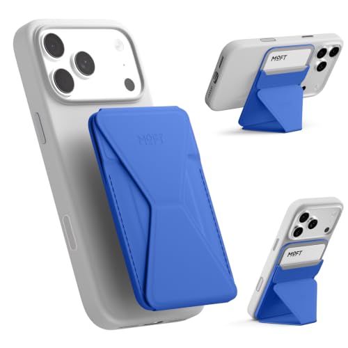 MOFT Snap-on Phone Stand & Wallet AERA, MagSafe Wallet, Slim Card Holder - color: Sapphire, size: AERA