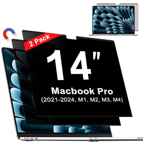 Magnetic Privacy Screen for Macbook Pro 14 Inch (2021-2026, M1,M2,M3,M4,M5) - size: macbook pro 14 inch