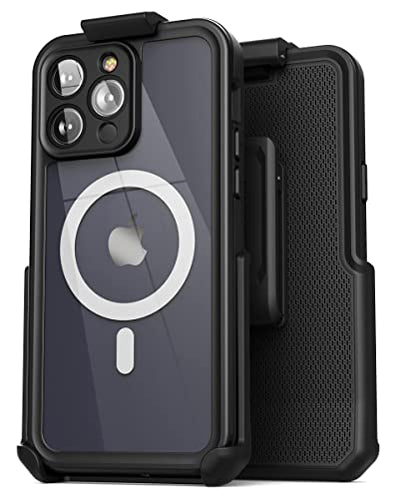 Encased Waterproof Case for iPhone 14 PRO with Belt Clip Holster (Compatible with MagSafe) - size: iPhone 14 Pro