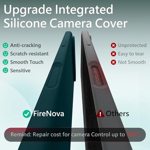 FireNova Magnetic for iPhone Air Case, 6.5", Teal | Compatible with MagSafe, Integrated Silicone Camera Control Button, Camera Protection, Anti-Scratch Soft Microfiber Lining - color: Teal, size: Iphone Air