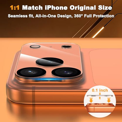 YWXTW 4 Pack Camera Lens Protector Compatible with iPhone 17 Pro Max (6.9 Inch), Full Coverage Tempered Glass Camera Lens Cover, [Night Shooting Mode] 0 Bubbles Case Friendly, High Definition - color: Clear, size: iPhone 17 Pro Max