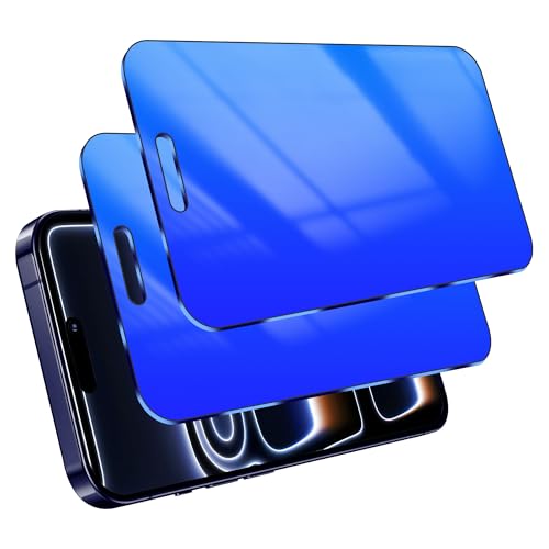 2 Pack Privacy Screen Protector for iPhone 17 Pro 6.3 inch Blue - color: For iphone 17 Pro Blue
