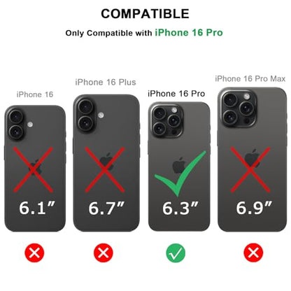 TENDLIN Compatible with iPhone 16 Pro Phone Case Wood Grain with Carbon Fiber Texture Design Leather Hybrid Slim Case (Black) - color: Black, size: iPhone 16 Pro