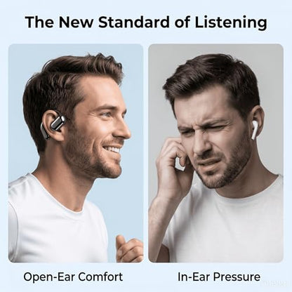 HAUSBELL Open Ear Wireless Earbuds Bone Conduction Headphones 80H Sports