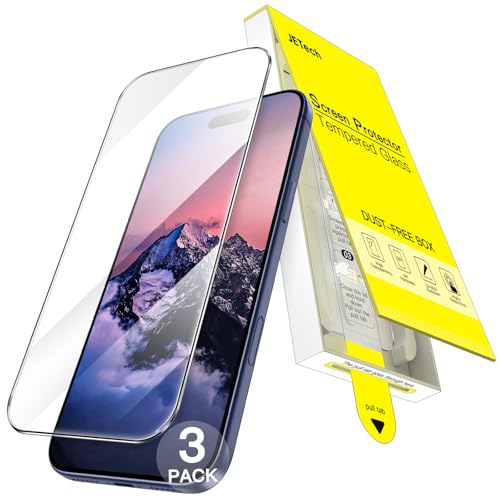 JETech Screen Protector for iPhone 17 Pro, 3-Pack - size: iPhone 17 Pro