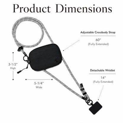 Save the Girls Active Clip & Go Phone Lanyard Rope Strap, Tangerine - color: Tangerine