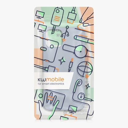 kwmobile Case Compatible with Apple iPhone 12 mini Case - TPU Silicone Phone Cover with Soft Finish - Light Blue Matte - color: light blue matte, size: iPhone 12 mini