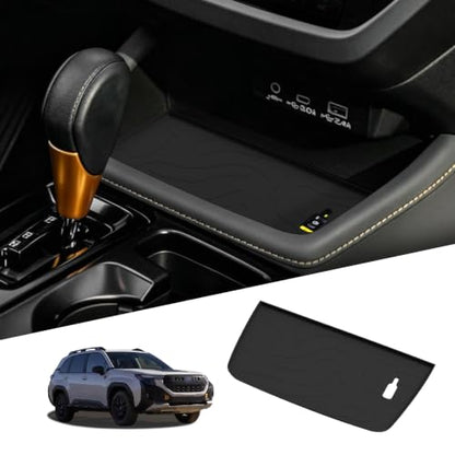 for Forester 2026 Car Center Console Silicone Storage Protective Pad - size: for 2026 Forester (Not Fit 2025)