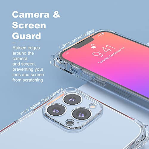 for iPhone 13 Pro Max Crystal Clear Case with Detachable Adjustable Crossbody Strap, Slim Fit Shockproof Protective Phone Case with Anti-Lost Shoulder Neck Lanyard for Girls and Women - size: iPhone 13 Pro Max