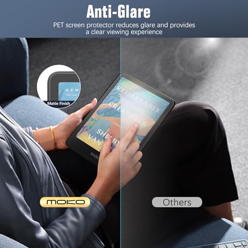 MoKo 2 Pack Temper Glass+1 Pack Anti-Glare Screen Protector for 7" E-Reader - size: 2+1 Pack