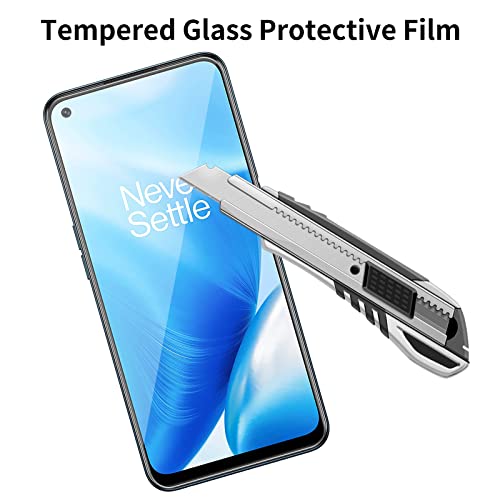 4 Pack Glass Screen Protector Compatible for OnePlus Nord N200 5G 9H Hardness DE2117 DE2118 HD Screen Tempered Glass, Easy Install, Case Friendly, 2.5D Edge - size: OnePlus Nord N200 5G