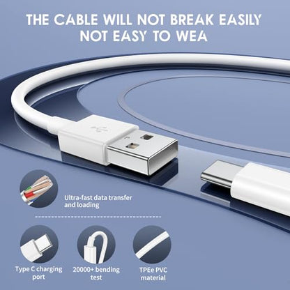 QZIIW 4Pack Apple USB C Fast Charging Cable 3FT for iPhone 17 16 15 Pro max - size: 3FT+3FT+3FT+3FT